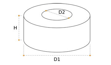 Tube dimensions diagram